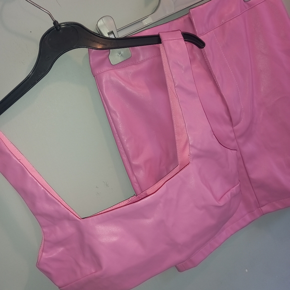 Pink Crop & Skirt 2 Piece - Picture 3 of 4